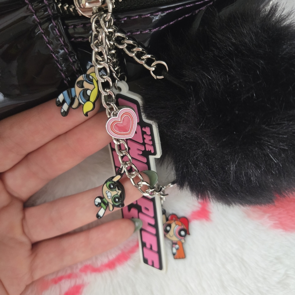 Dolls kill Powerpuff Girls Mojo Jojo Black Shoulder Bag Purse - Picture 10 of 11